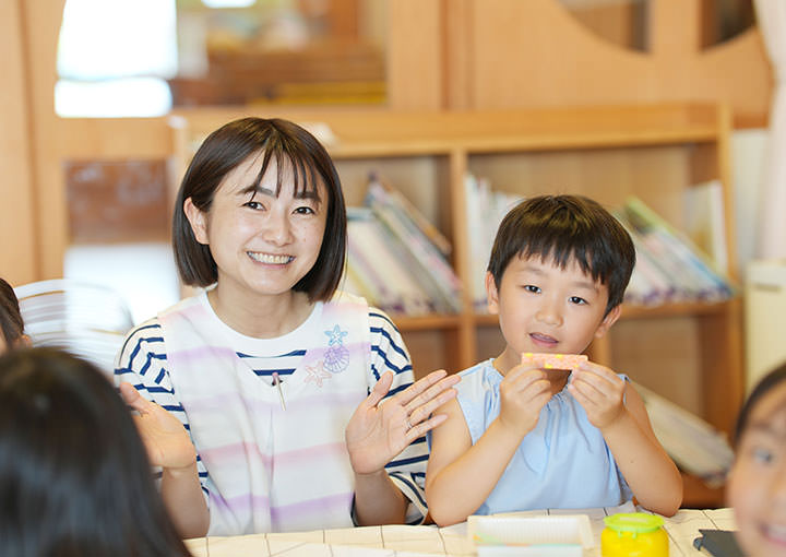 先生と園児